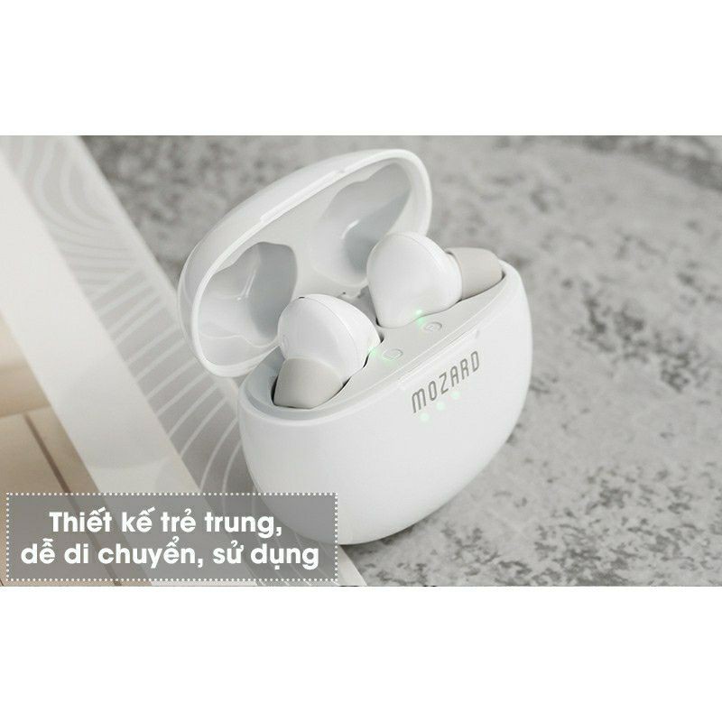 [2ND]Tai nghe Bluetooth Mozard Q7- Q8 trẳng - Ds635.At15