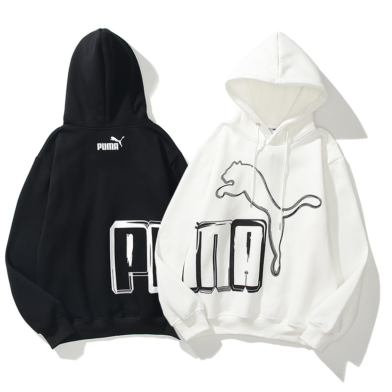 [ Mã 12FASHIONSALE1 giảm 10K đơn 50K ] Áo hoodie cotton tay dài in chữ PUMA thời trang cho cặp đôi