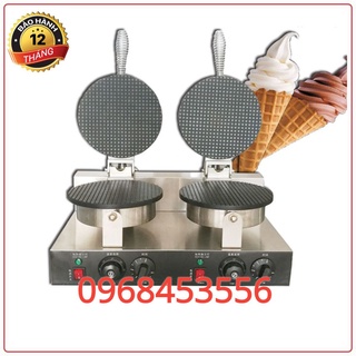Máy làm bánh quế, vỏ kem ốc quế đôi