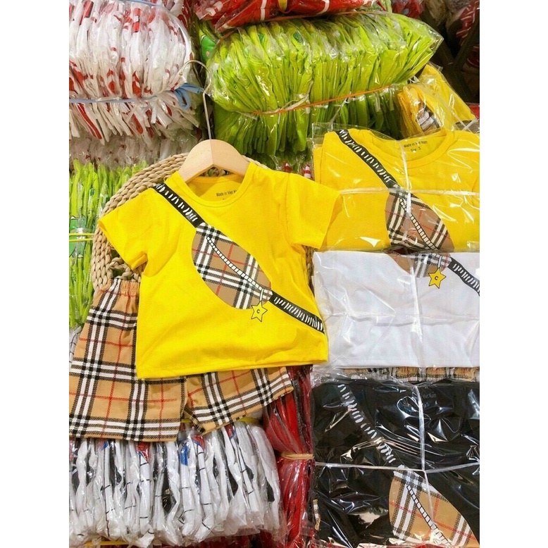 Quần Áo Bé Trai Bộ Cộc Tay In Túi Đeo Chéo Cho Bé Trai Chất Cotton Cực Xịn - MOOBABY SHOP