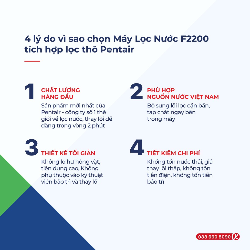 Máy Lọc Nước Pentair F2200 – máy lọc nước gia đình thế hệ mới 2021 - thương hiệu lọc nước hàng đầu tại Mỹ và Canada | BigBuy360 - bigbuy360.vn