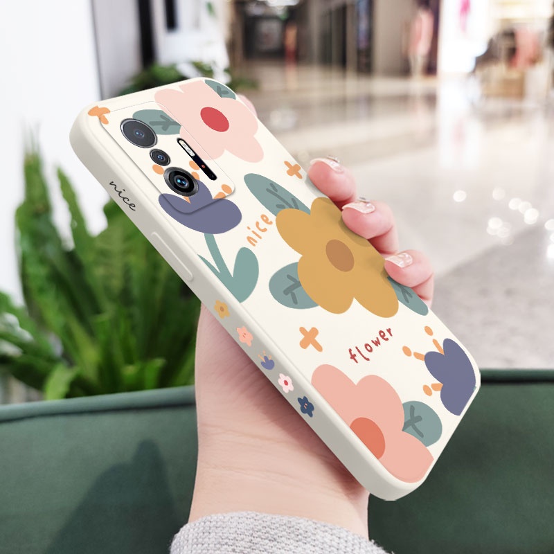 Ốp Điện Thoại Hình Hoa Cho xiaomi mi 13t 12t 11t 10t pro lite mi 9t pro