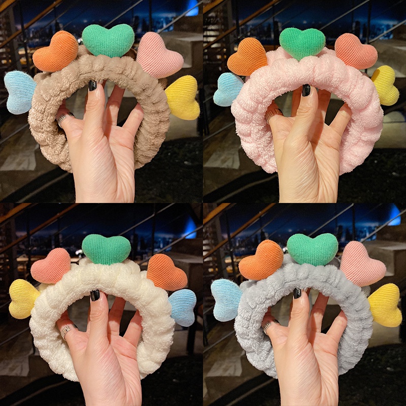 Băng đô rửa mặt bờm cài tóc turban dễ thương cute nhiều mẫu vải nhung nơ cực xinh dễ thương cho nam nữ Warm&amp;Cute