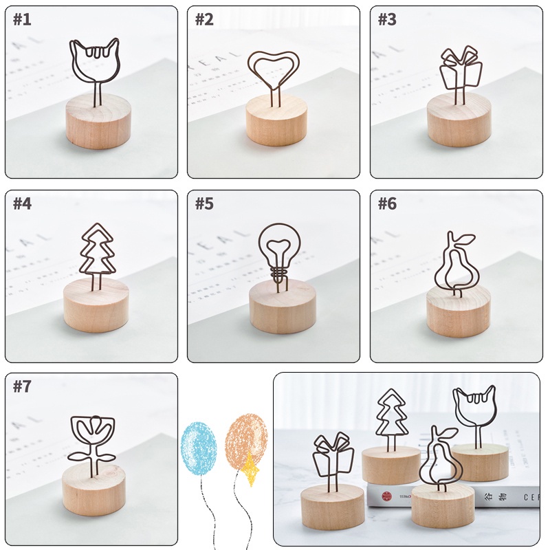 Giá Đỡ Kẹp Ảnh/ Giấy Ghi Chú Để Bàn Trang Trí