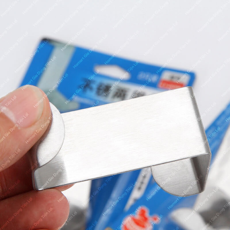Móc Treo Gắn Cánh Cửa Tủ INOX 304 Treo Đồ Phòng Bếp Đa Năng Gắn Tủ Tiện Lợi