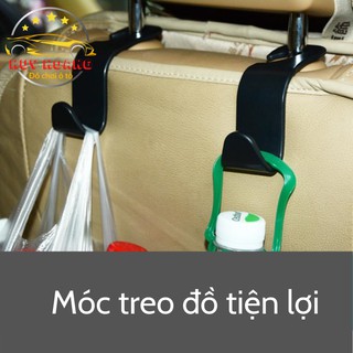 Móc treo đồ tựa đầu ghế trước ô tô chịu lực cao, móc treo đa năng tiện lợi
