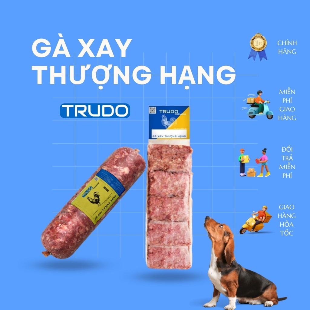- Raw Pet Food Cao Cấp Loại Tròn, Vuông, Thức Ăn Thô Tươi Cho Chó Mèo
