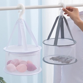 Lưới phơi khô cọ trang điểm hình túi có thể treo lên tiện lợi