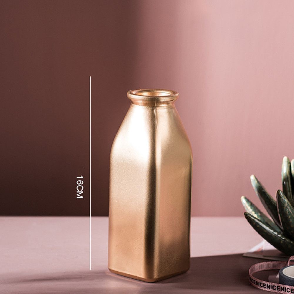 Bình hoa thủy tinh phong cách Bắc Âu retro hiện đại dùng trang trí nhà cửa tùy chọn kiểu dáng