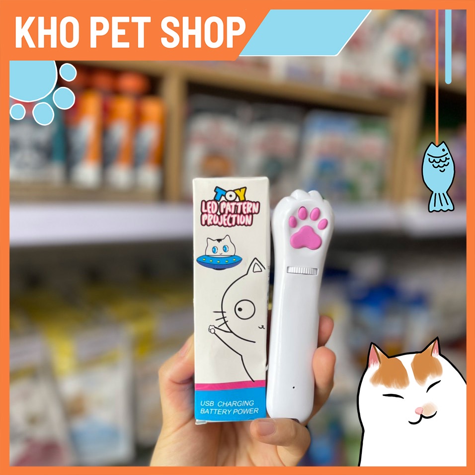 Đèn laser nhiều hình kèm dây sạc cho mèo