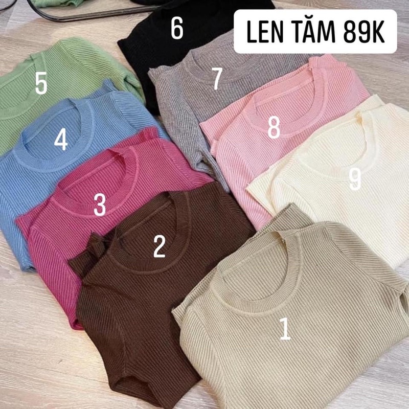 Áo len tăm basic ( có sẵn )