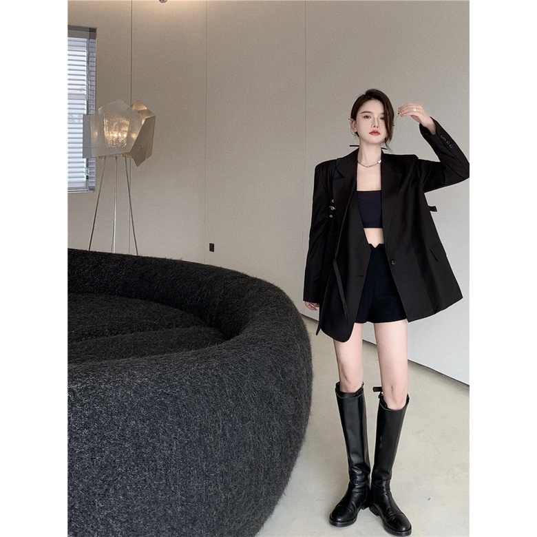 [𝐅𝐑𝐄𝐄𝐒𝐇𝐈𝐏] Áo khoác blazer nữ hàng Quảng Châu cao cấp đầu xu hướng thu đông phong cách Hàn Quốc ngọt ngào sang trọng | BigBuy360 - bigbuy360.vn