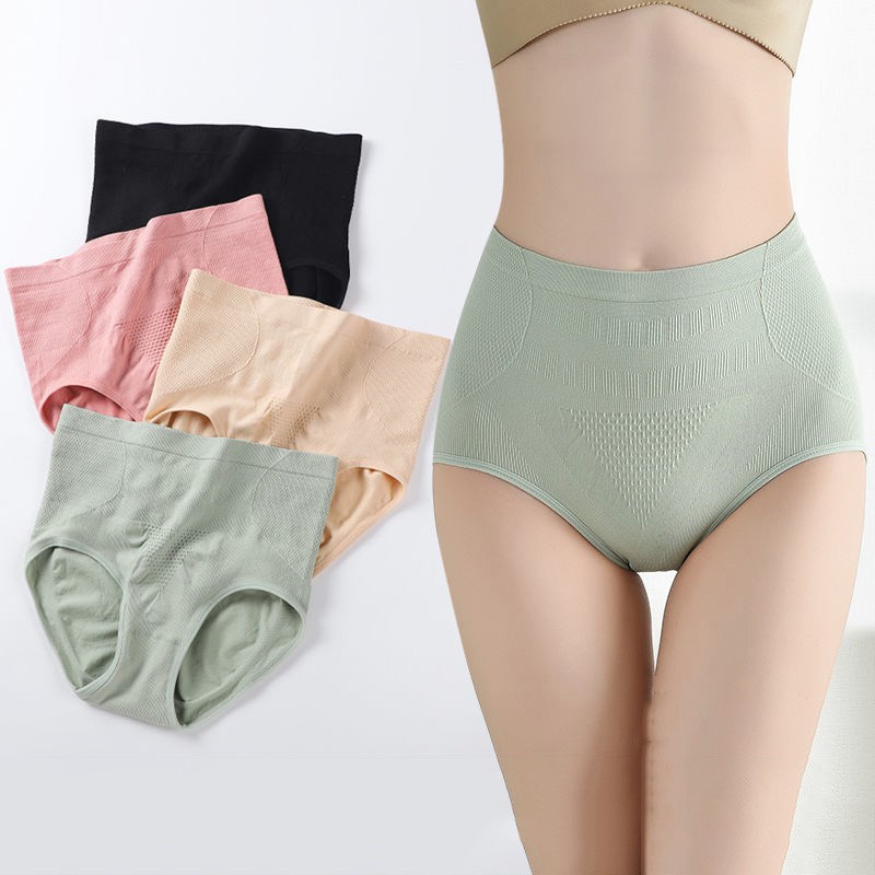 Quần Lót Aijolen Vải Cotton Không Đường May Lưng Cao Quyến Rũ Cho Nữ