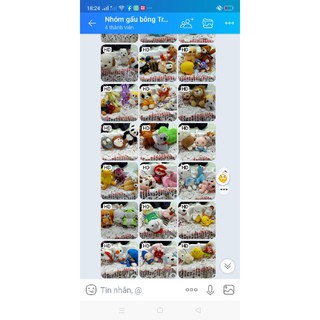 gấu bông móc khoá dễ thương