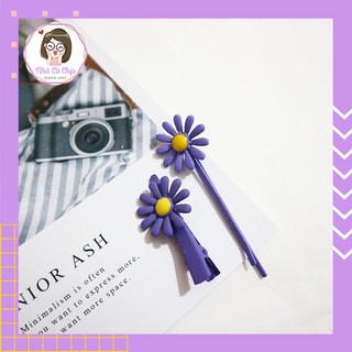 Set 2 kẹp tóc hình hoa cúc