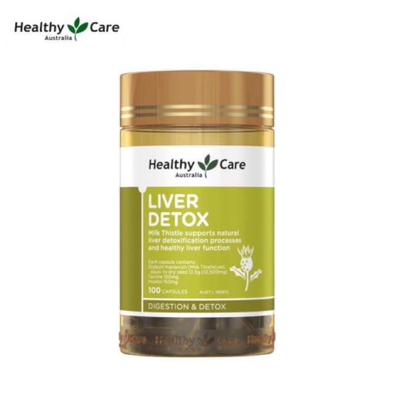 (hàng auth/date 2024) bổ gan , giải độc gan liver detox healthy care úc