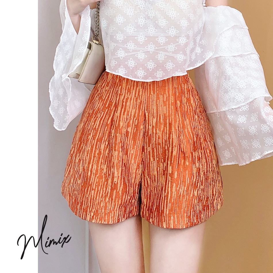 Quần short nữ ánh nhũ năng động MIMIX CH1125