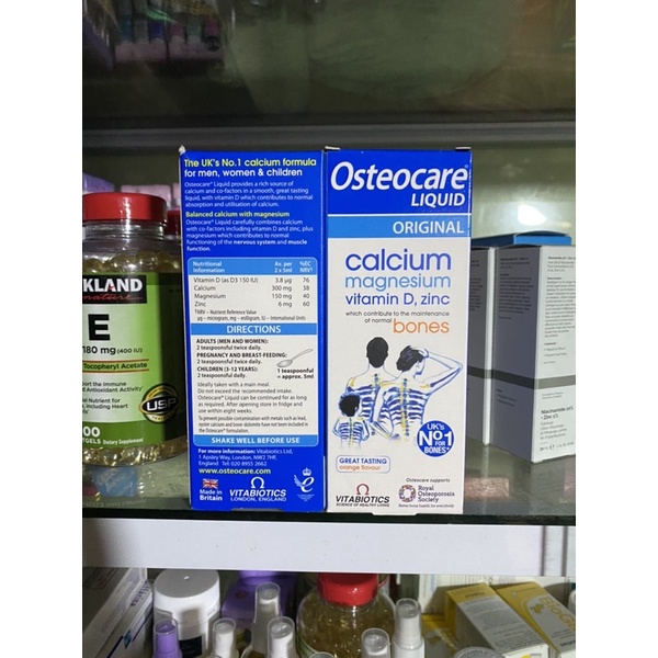 Canxi nước Osteocare 200ml UK