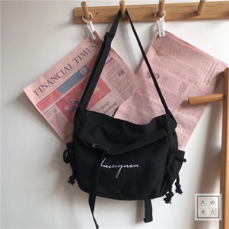 Túi trống size trung simple douning ulzzang
