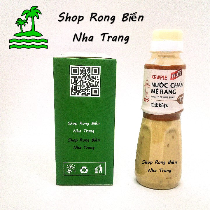 Rong nho tách nước Nhật Bản Okinawa Premium - Hộp 240 x 12 gói + Tặng 1 chai nước chấm mè rang Kewpie 180ml