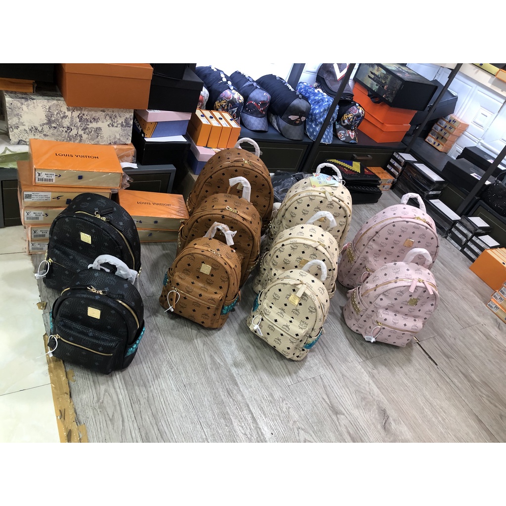 Túi Balo MCM bản Super cao cấp [Size 26x32 và 31x41]