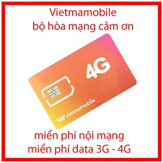Sim 4G VNMB không giới hạn DATA gói cước cảm ơn 30k/tháng