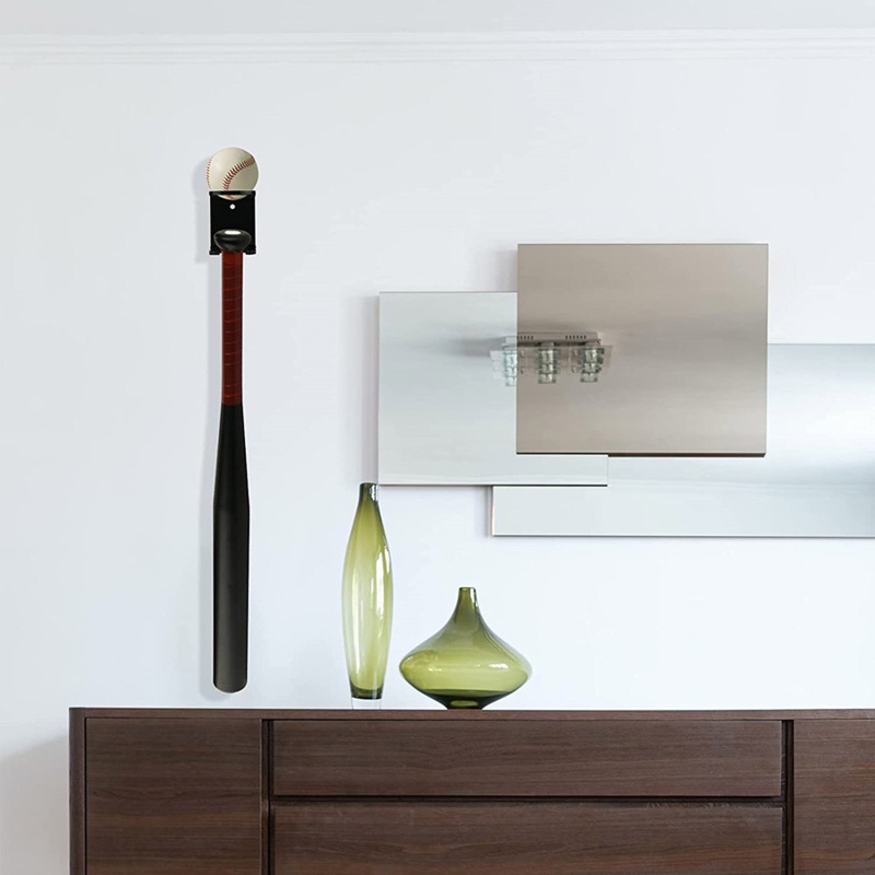 Set 2 Giá Đỡ Bóng Chày Gắn Tường Tiện Lợi