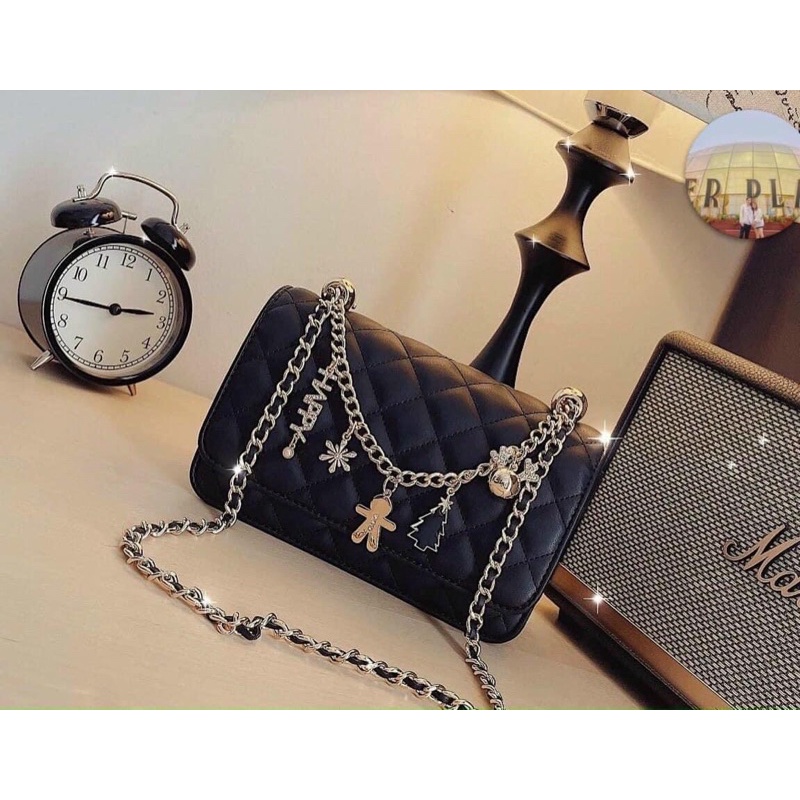 Túi nữ đeo chéo chữ C size 22cm siêu xinh xinh