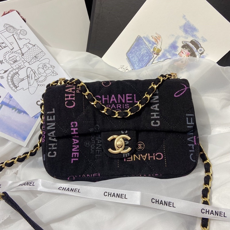 Túi xách nữ  JEANS Bản mới VIP Size 23cm Fullbox 2 lớp