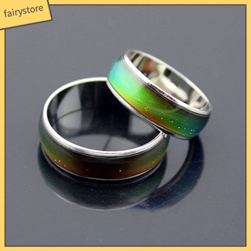 Nhẫn thay đổi màu sắc theo nhiệt độ sáng tạo dành cho nam và nữ