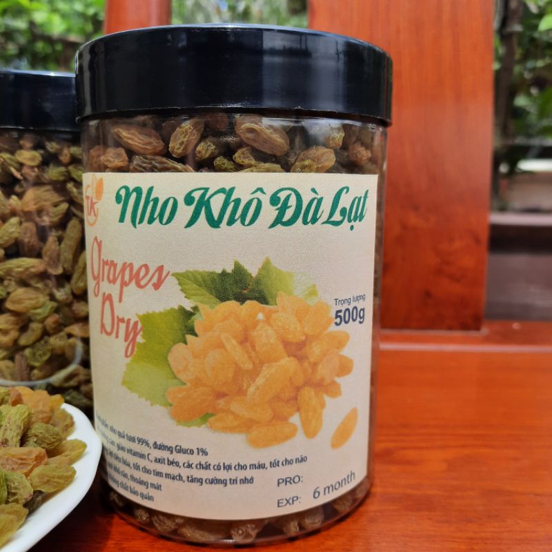 500g Nho khô xanh _ Loại ngon