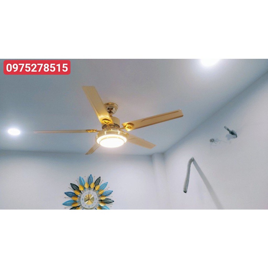 Quạt Trần Động Cơ Lõi Đồng FULL 6 Cấp Độ Gió, 3 Chế Độ Đèn LED, Có Điều Từ Xa, Động Cơ DC 2 Chiều Gió[Bảo Hành 5 Năm] | BigBuy360 - bigbuy360.vn