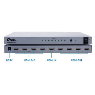 BỘ CHIA HDMI 1 RA 8 DTECH DT-7148/7148B