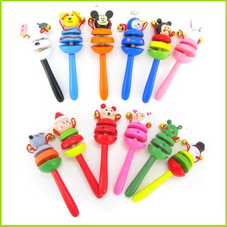 LỤC LẠC GỖ 3 TẦNG HÌNH ĐỘNG VẬT NGỘ NGHĨNH CHO BÉ