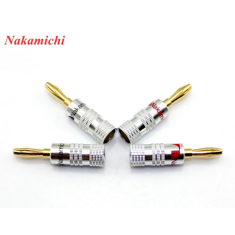 Bộ 8 Jack loa bắp chuối Nakamichi cao cấp