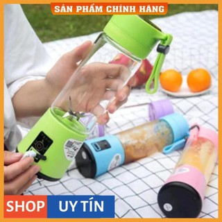 Máy Xay Sinh Tố Cầm Tay Mini - Sạc Pin Tích Điện - Loại 6 Lưỡi Dao Cao Cấp