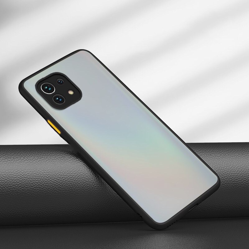 Ốp lưng nhám cho Xiaomi Mi 11 bảo vệ camera viền dẻo chống sốc, chống Vân tay cao cấp