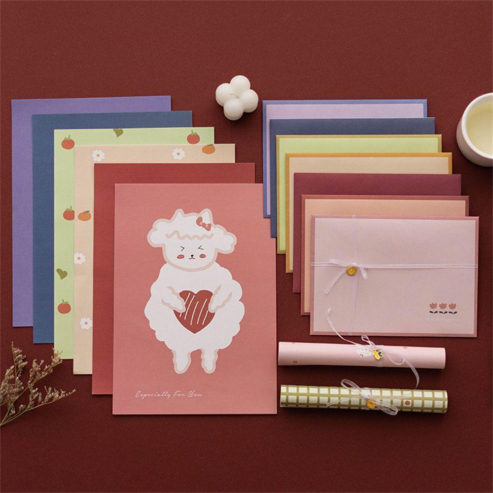 FAY Phong Bì Thư Bằng Giấy Họa Tiết Hoạt Hình Dễ Thương