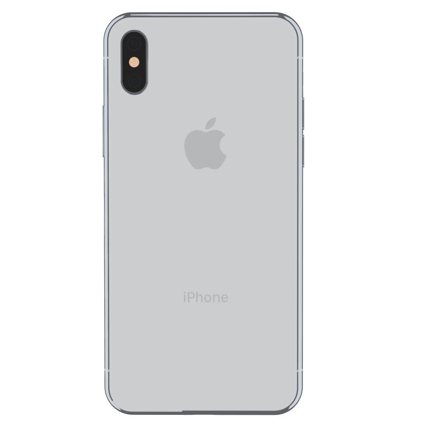 Kính cường lực mặt sau dành cho iPhone X _ kính nhiều màu