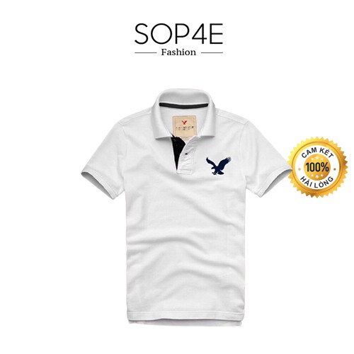 Áo thun nam trơn cổ bẻ Đại bàng Ame Sop4E Fashion | BigBuy360 - bigbuy360.vn