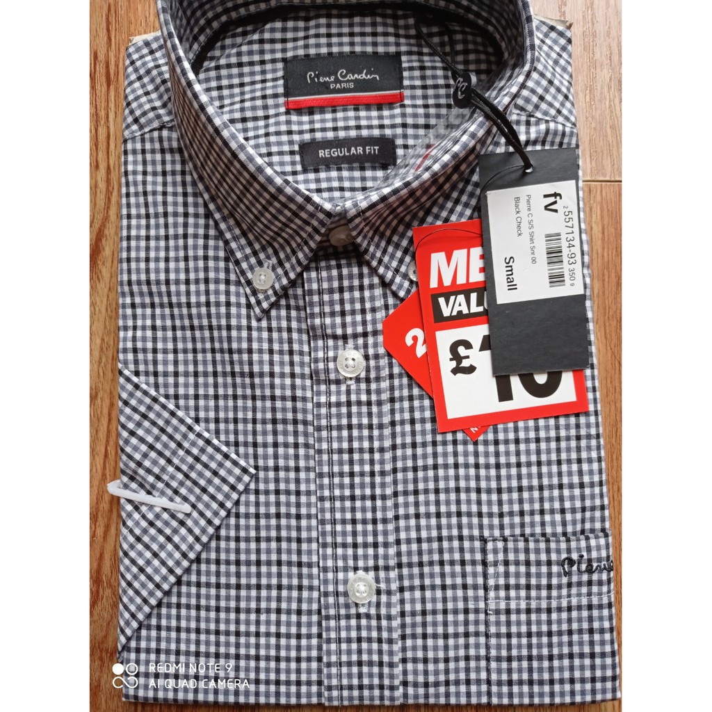 [Hàng có sẵn chính hãng] Áo sơ mi nam Pierre Cardin săn sale từ Sportdirect UK ngắn tay cao cấp kèm hình chụp thật | BigBuy360 - bigbuy360.vn
