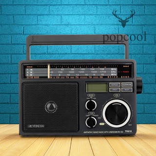 Bộ Máy Radio Retekess Tr618 Fm / Am / Sw 3 Band Có Cổng Usb Tf Sd Kèm Phụ Kiện