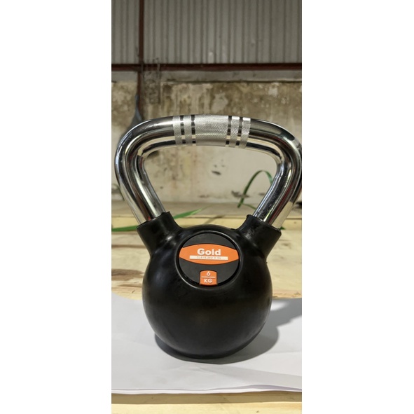 Tạ Ấm 8kg,Tạ Bình Vôi, Tạ Quai Xách Bọc Cao Su Hàng Cao Cấp