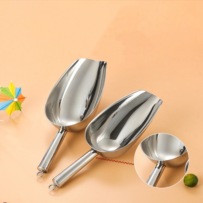Muôi múc đá inox 304 , Muôi múc hạt inox 304 cao cấp không gỉ