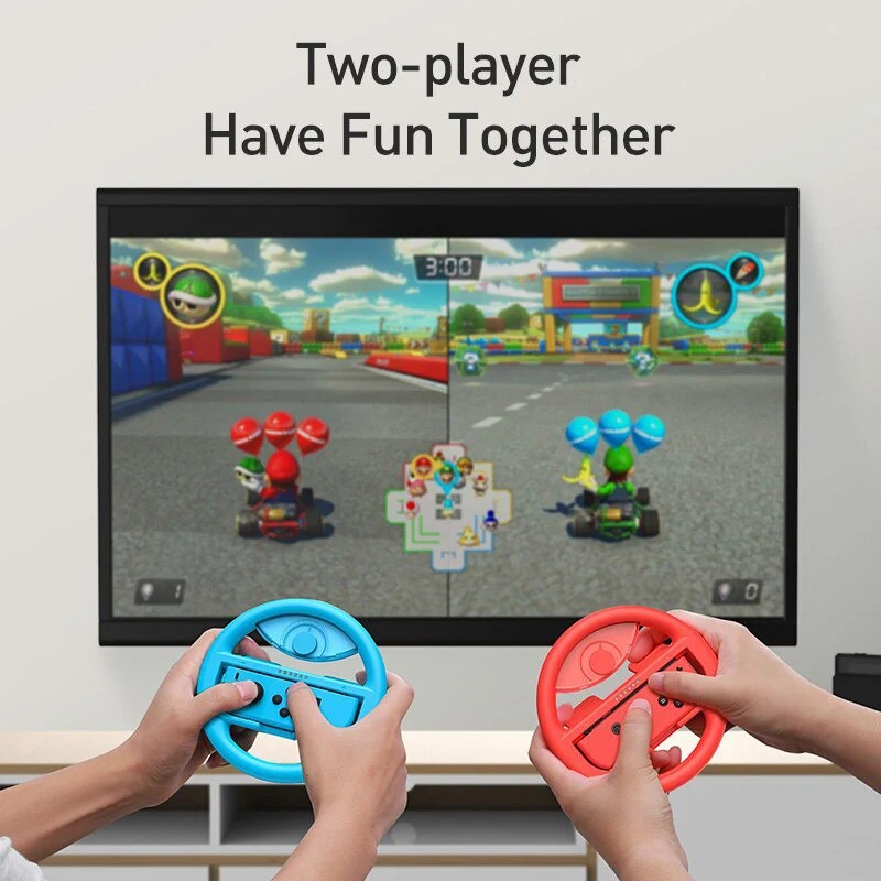 Vô lăng hỗ trợ chơi game đua xe cho Nintendo Switch chính hãng BASEUS