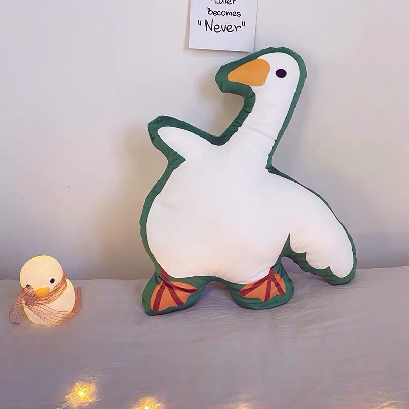 Gối ôm thú bông chất liệu nhung lông đào phong cách cute