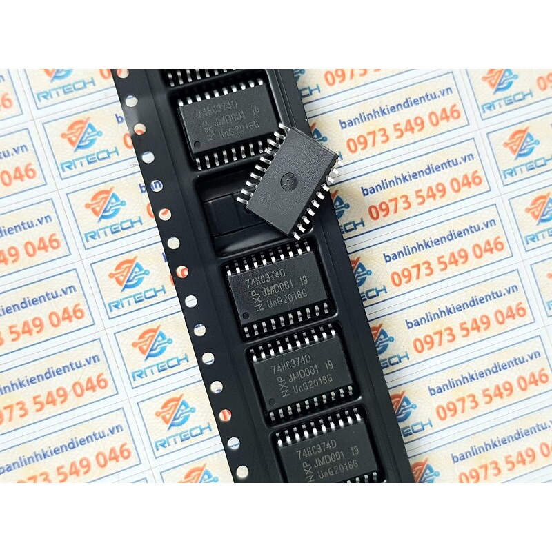 Combo 5 chiếc 74HC374D, 74HC374 SOP-20 7.2mm