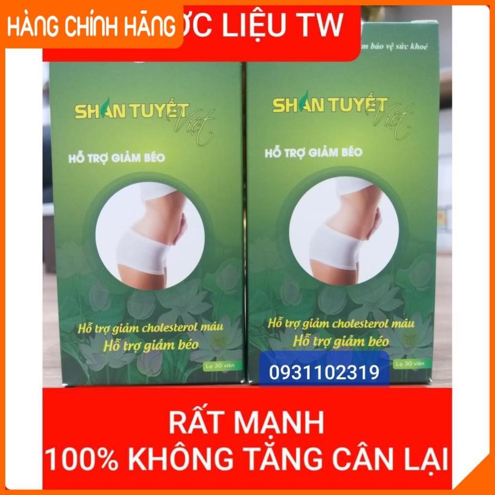 [LT GIẢM 15KG KHÔNG TĂNG LẠI] Shan Tuyết Việt - Nhà Thuốc Viện Dược Liệu Trung Ương
