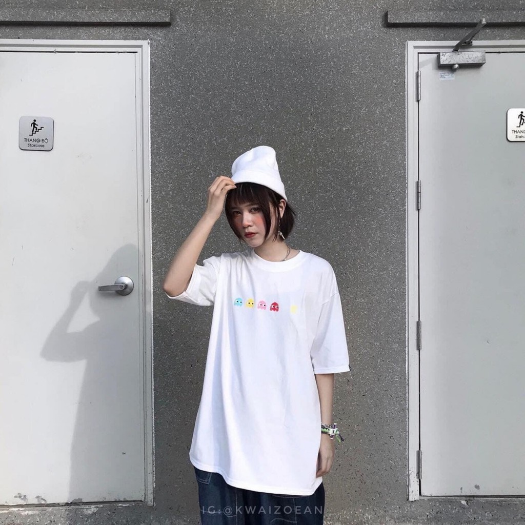 Áo Thun Phản Quang Game Over nam nữ Unisex freesize 45-65kg- AQ STORE