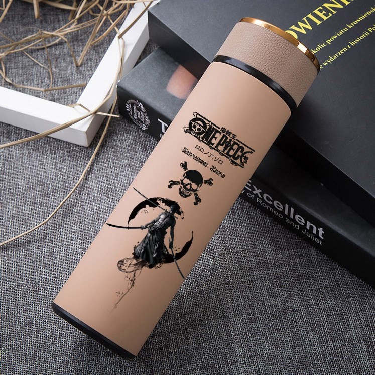 Bình giữ nhiệt thông minh bằng thép không rỉ One Piece và Naruto cực kỳ dễ thương